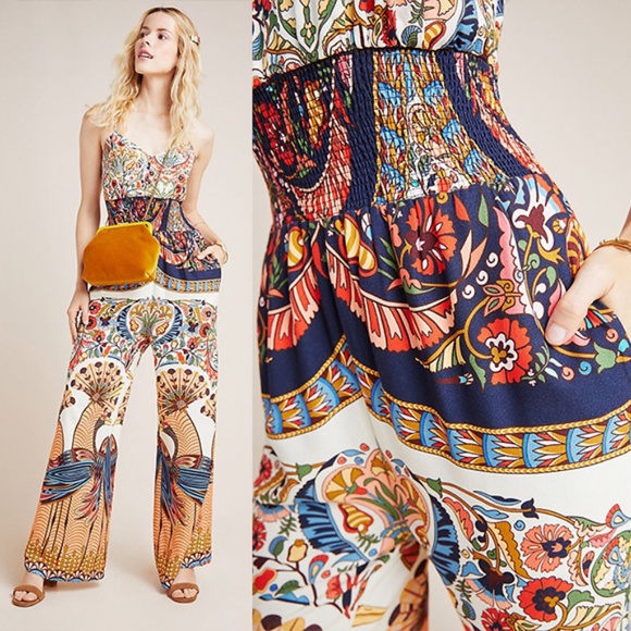 Anthropologie Pants - Anthropologie Farm Rio Zadar Jumpsuit